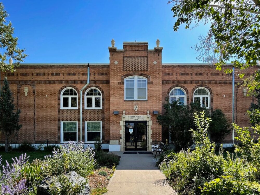Front of court house